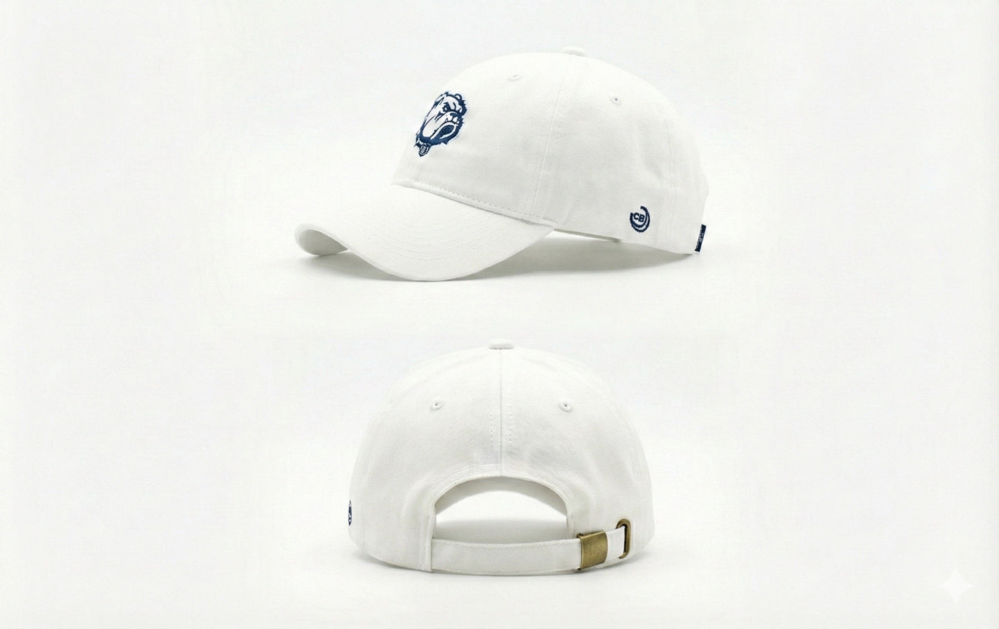 Citadel Bulldog Mascot Twill Embroidered Brim Hat Cap