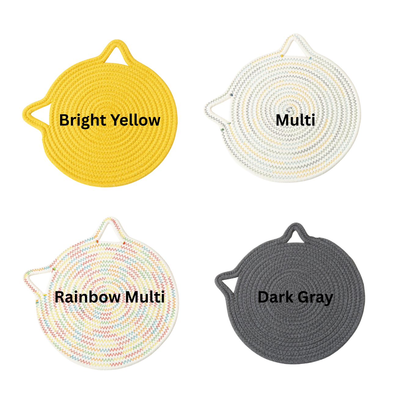 Cat Head Trivet | Four Colors