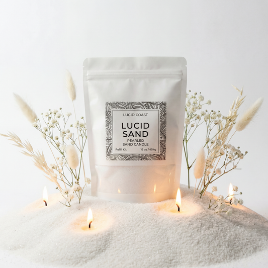 Lucid Sand Refillable Pearled Sand Candle