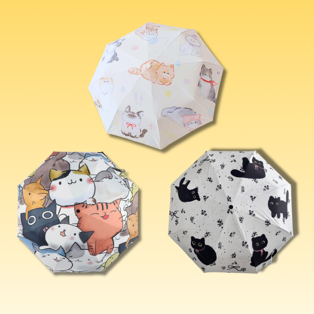 Cat Umbrella | 3 Designs