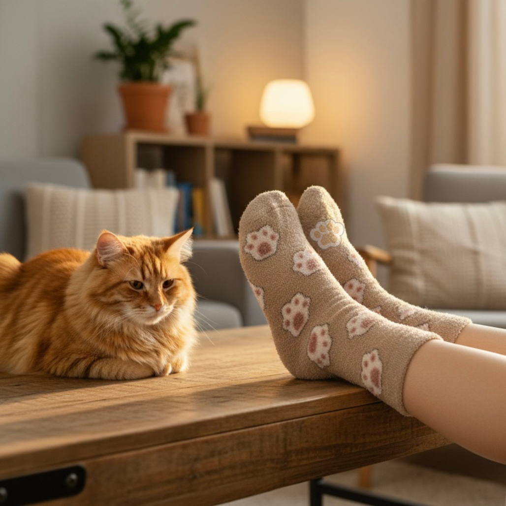 Cat Paw | Women’s Fuzzy Socks