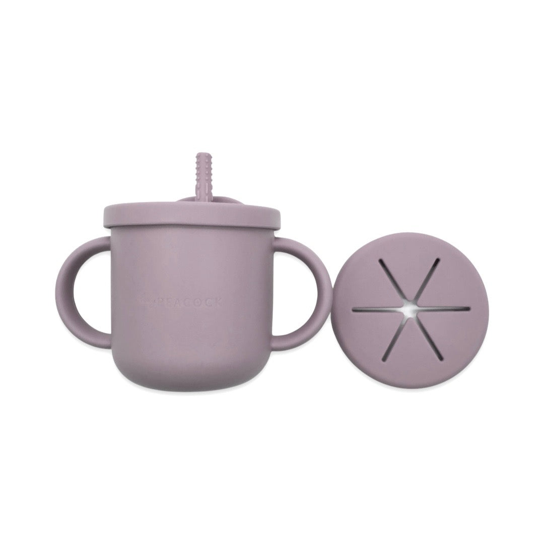HeyPeacock Baby and Toddler Silicone Drinking/Snack Cup Sets