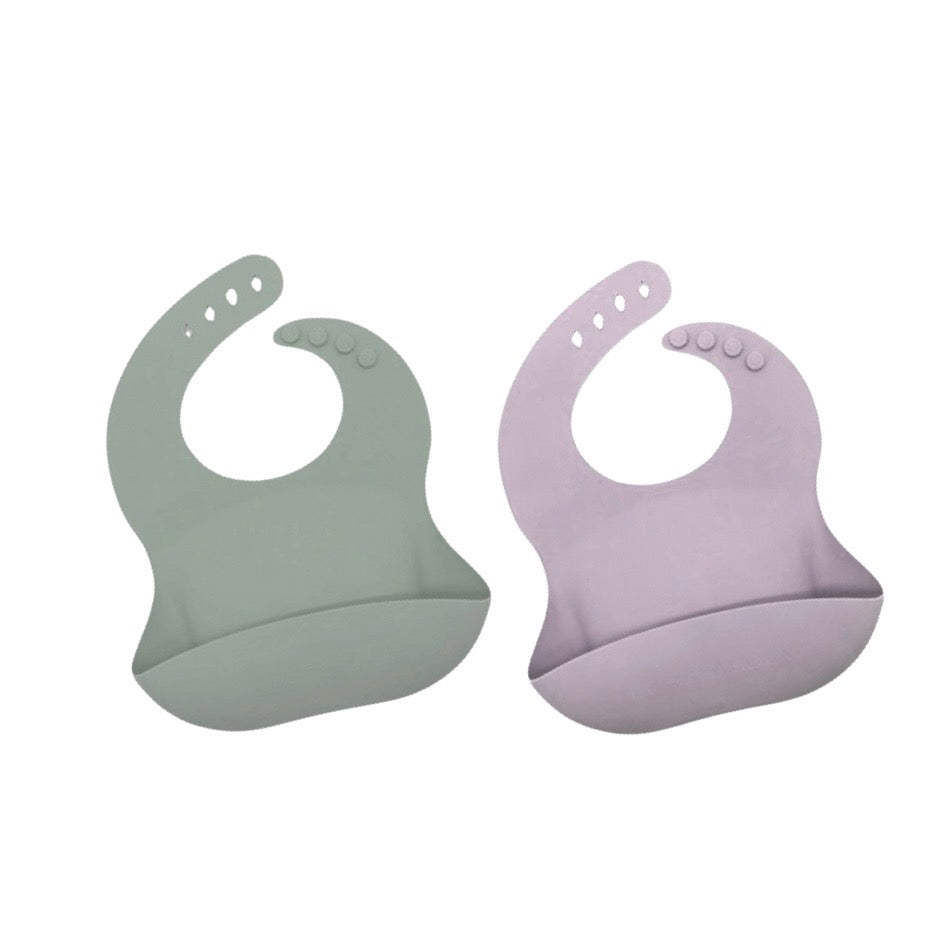 HeyPEACOCK Silicone Bibs (Combo Packs)