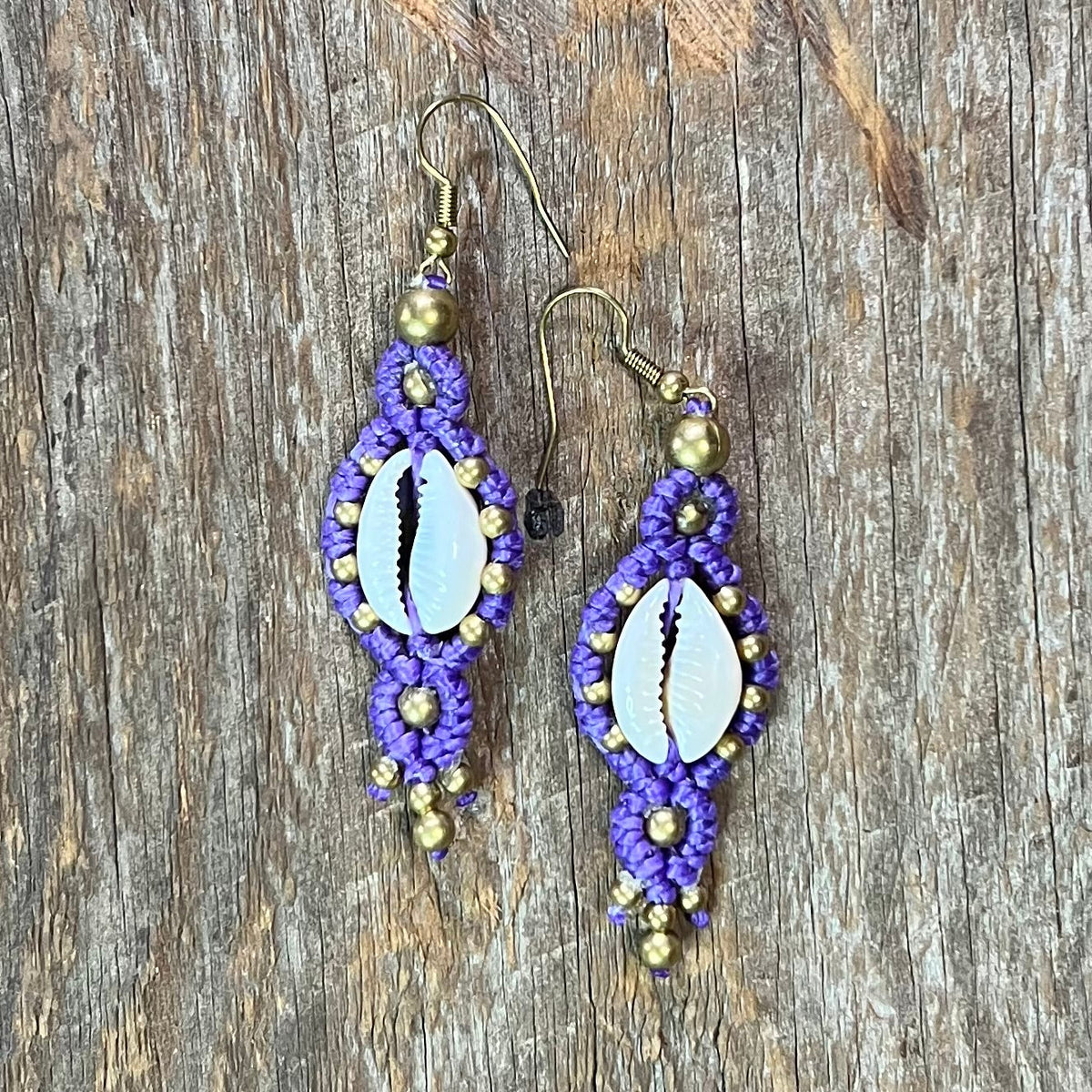 Cowrie Shell Earrings — Fair‑Trade, Natural, Handcrafted by Odyssey Importing