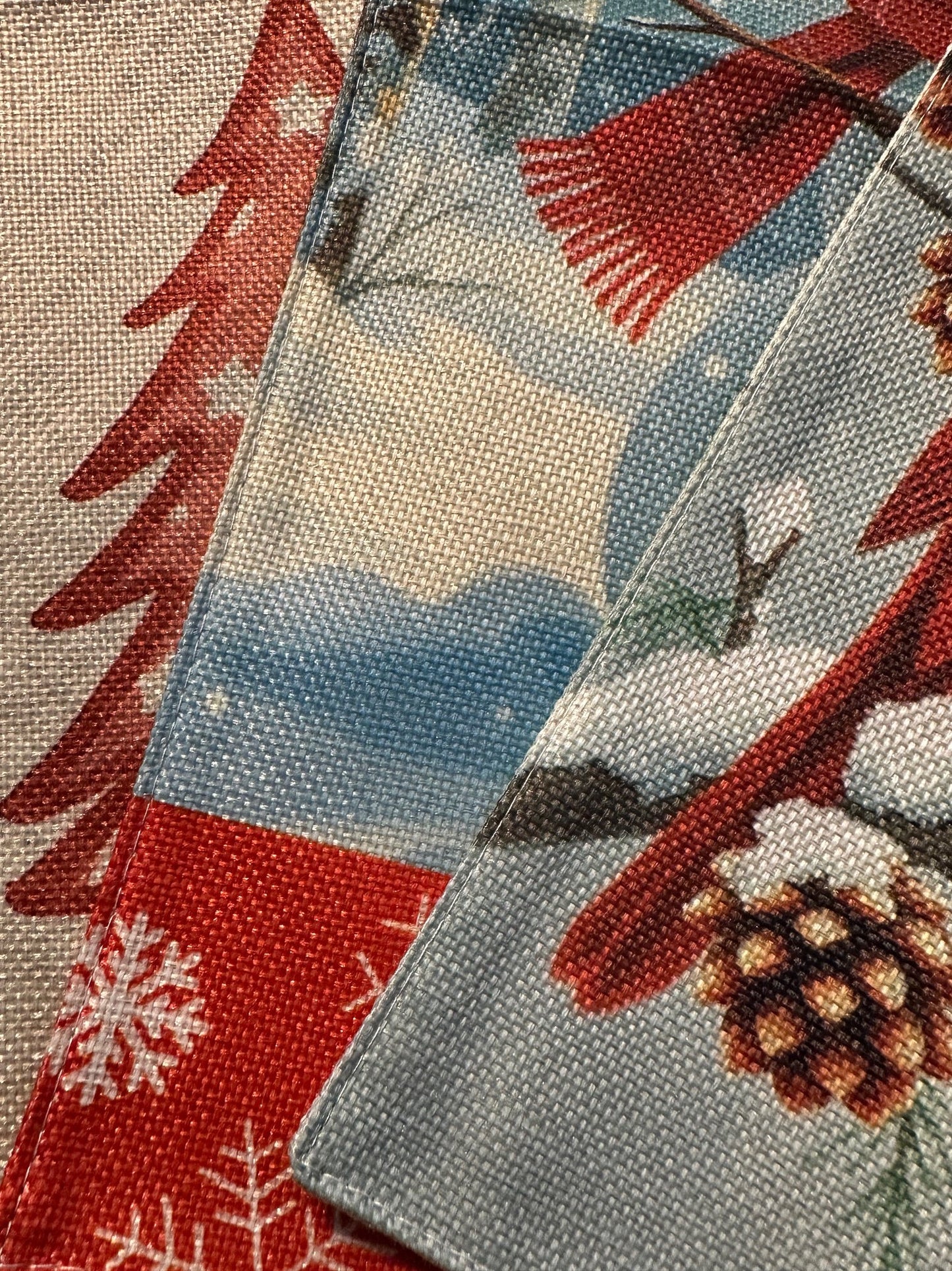 Swirly Snowman Garden Flag