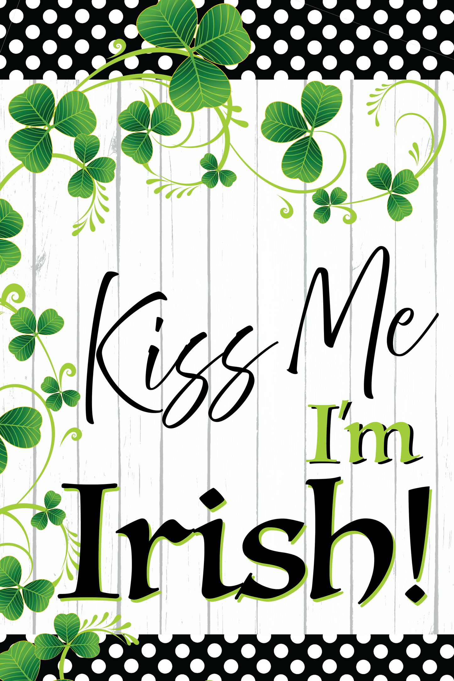 St. Patrick’s Day Garden Flag – Double-Sided Irish Designs, 12x18