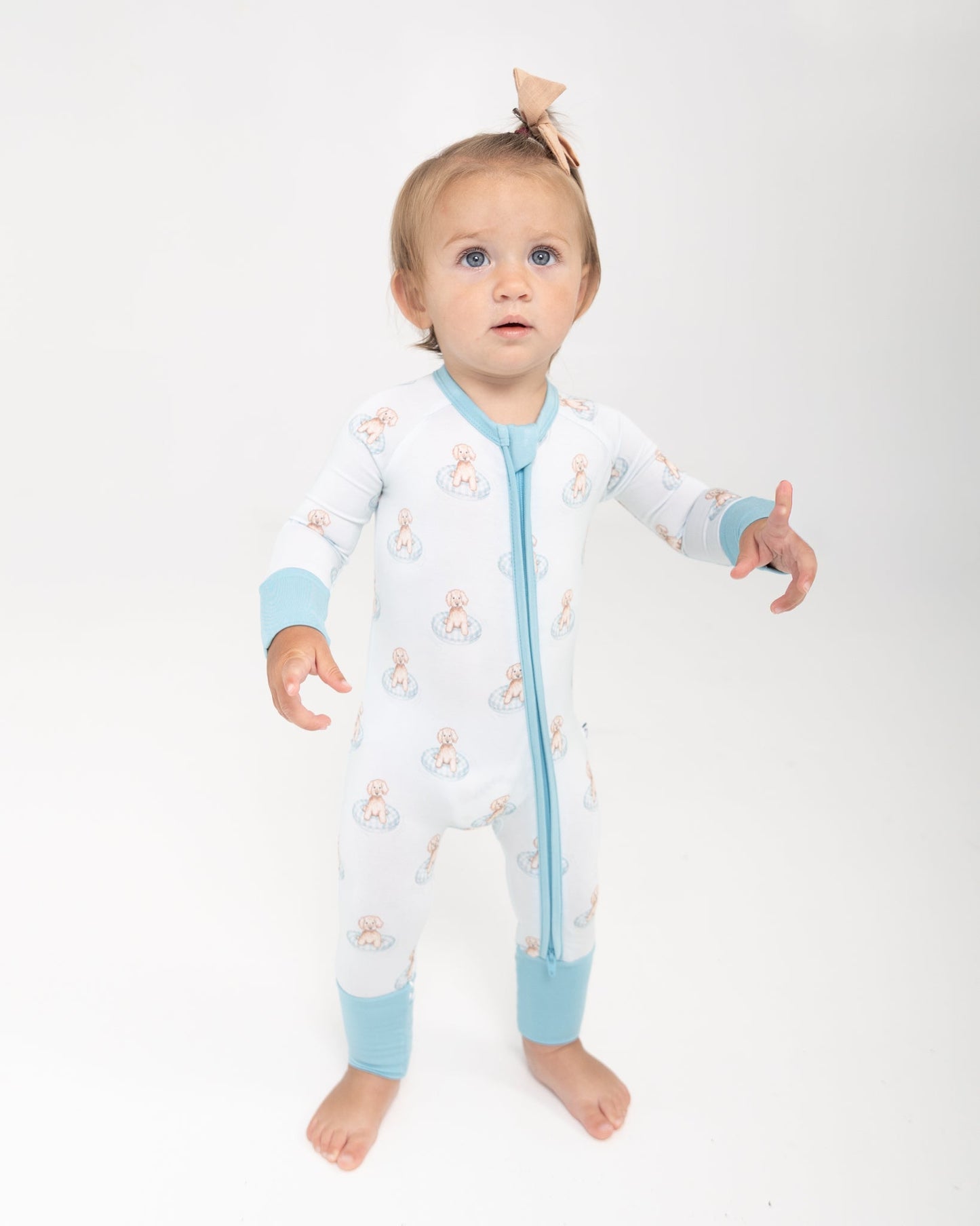 Puppy Pool Party Baby PJs