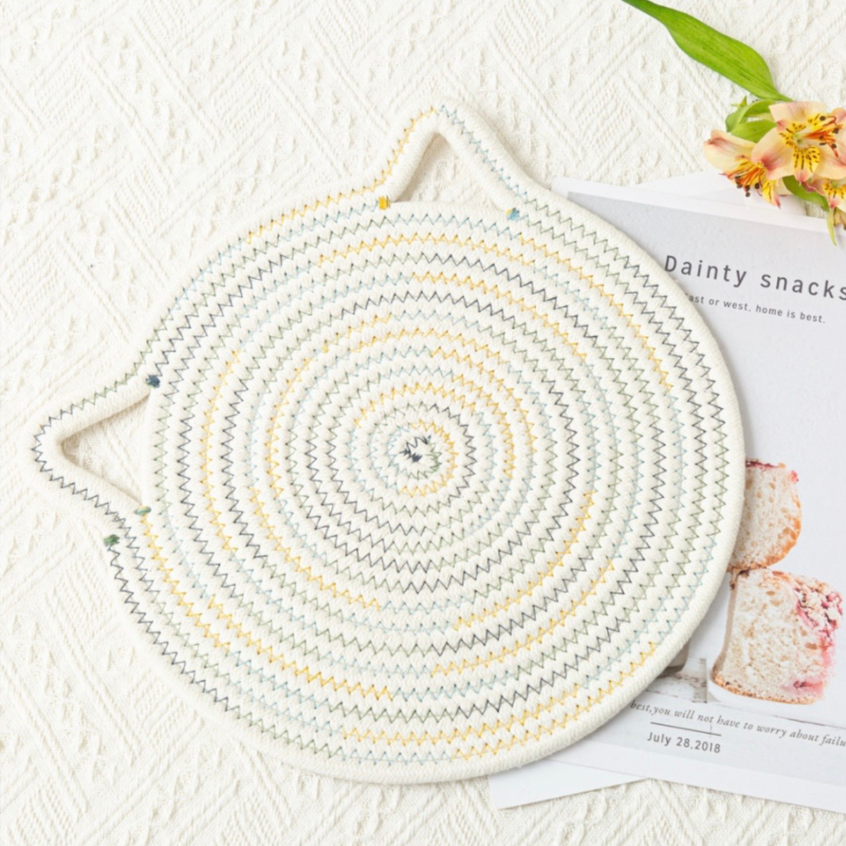 Cat Head Trivet | Four Colors