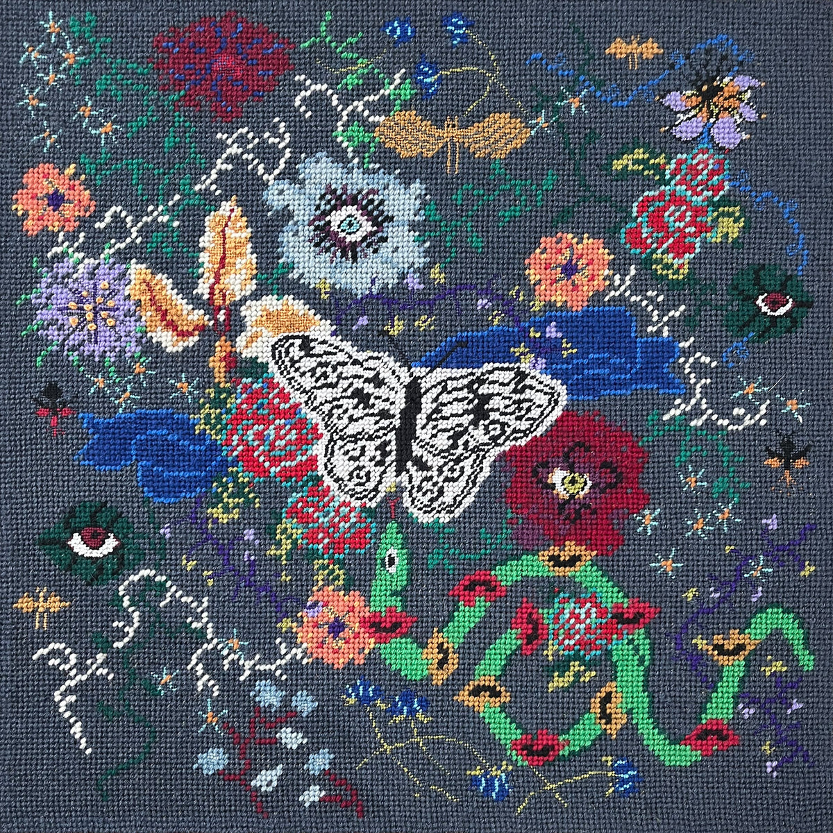 needlepoint NIGHTSWIMMING