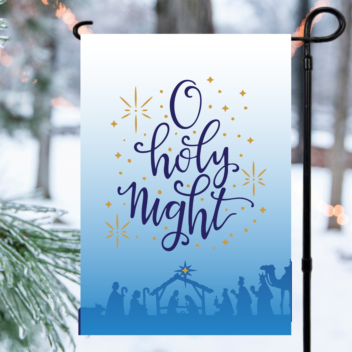 O Holy Night Garden Flag