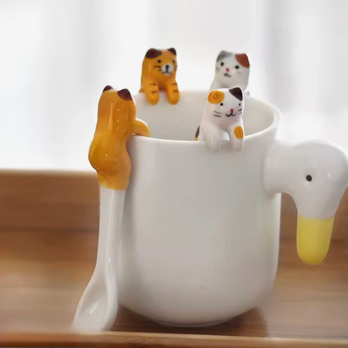 Cat Ceramic Spoon