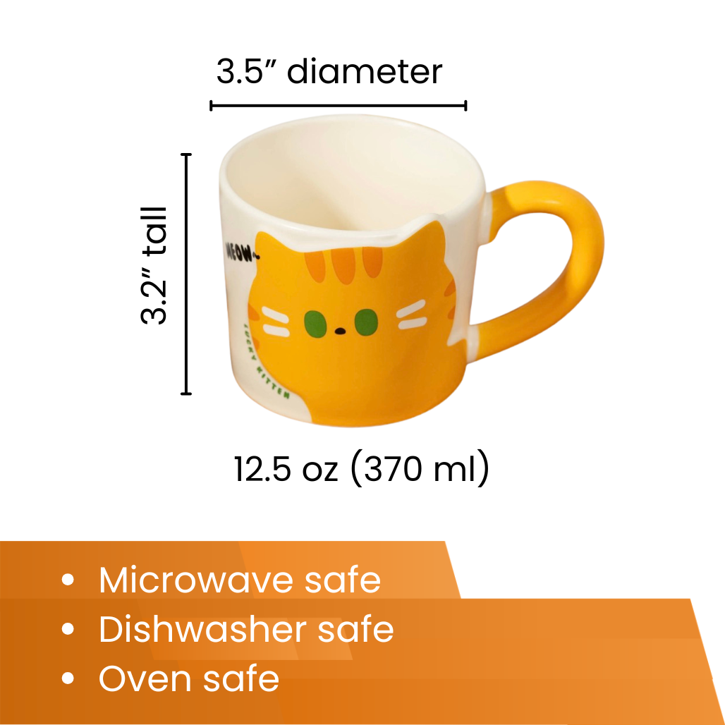 Cute Cat | Bright Ceramic Mug