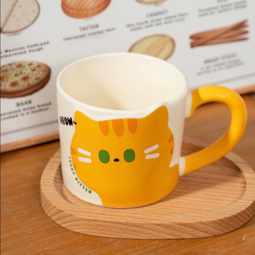 Cute Cat | Bright Ceramic Mug