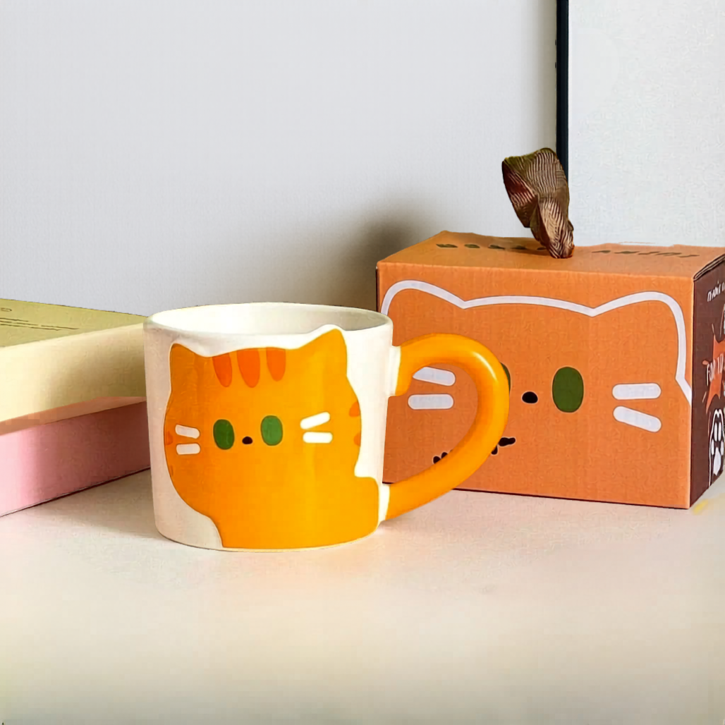 Cute Cat | Bright Ceramic Mug