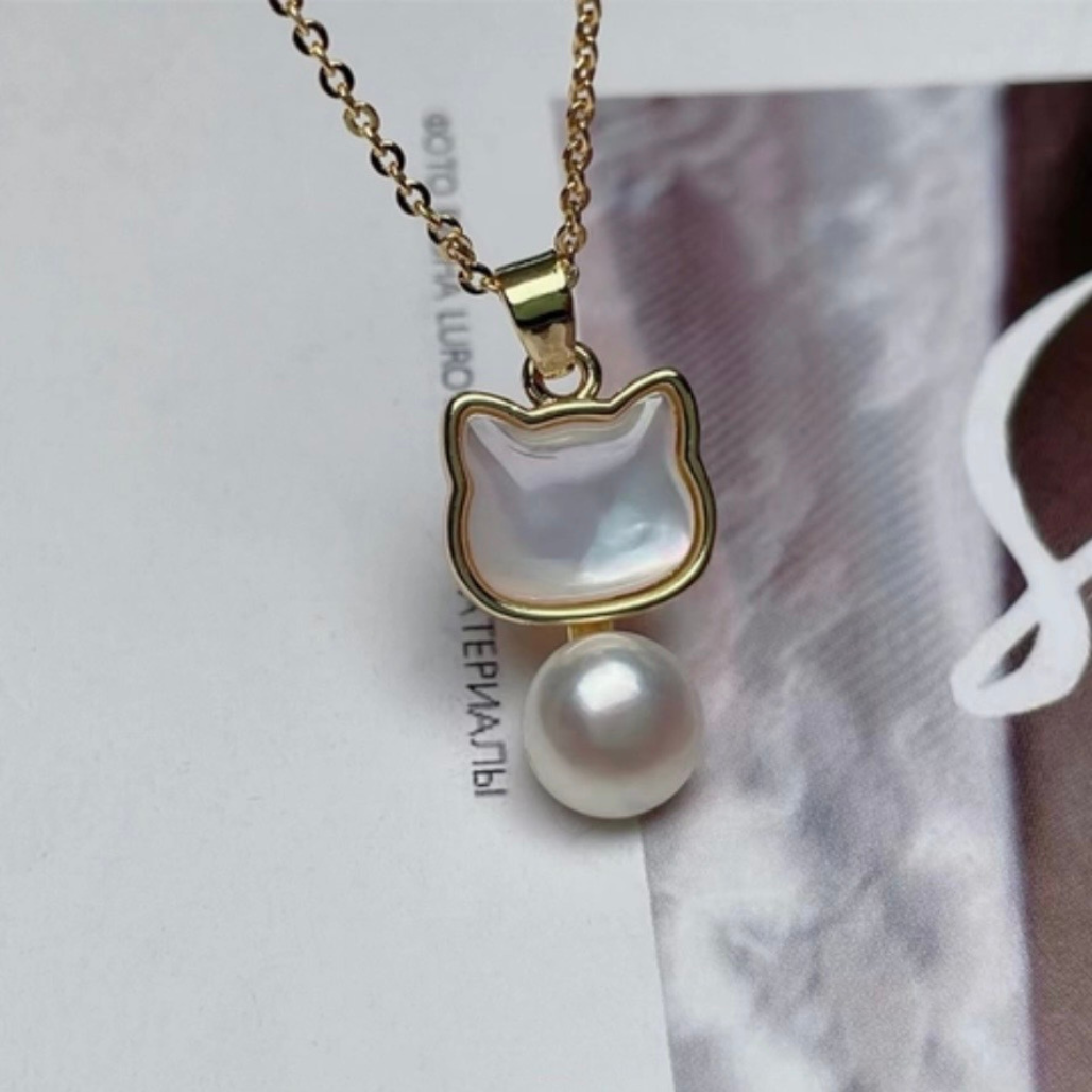 Mother of Pearl & Freshwater Pearl | Earrings + Necklace + Ring