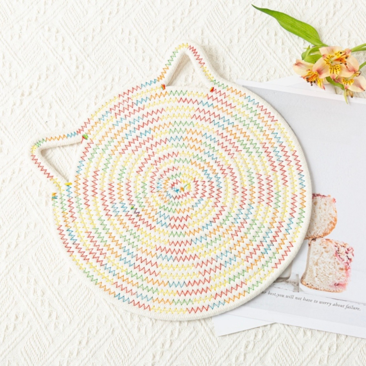 Cat Head Trivet | Four Colors