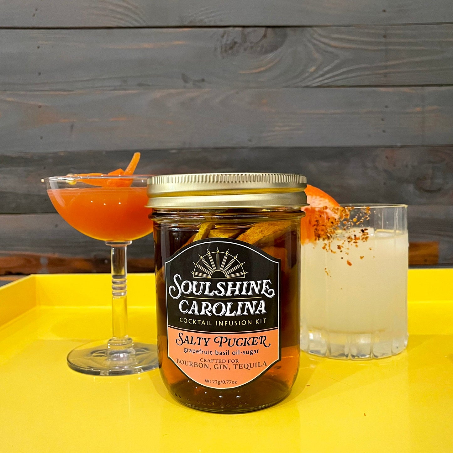 Salty Pucker cocktail infusion kit - Grapefruit+Basil