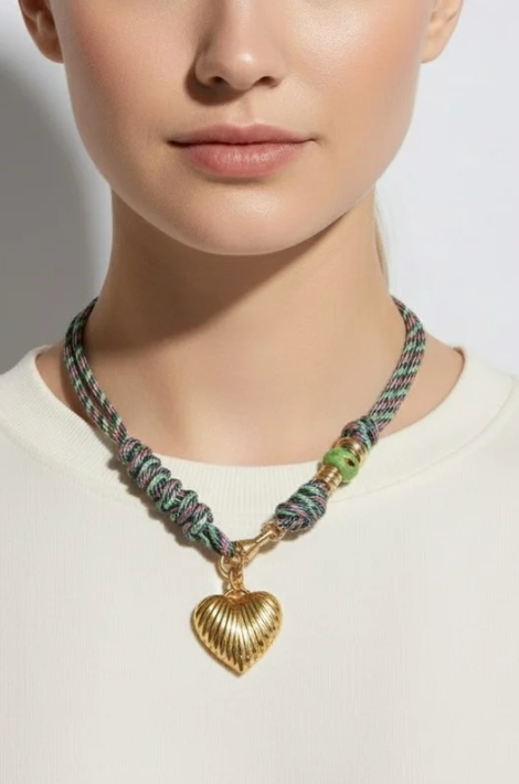Throw Me a Line Rope Necklace
