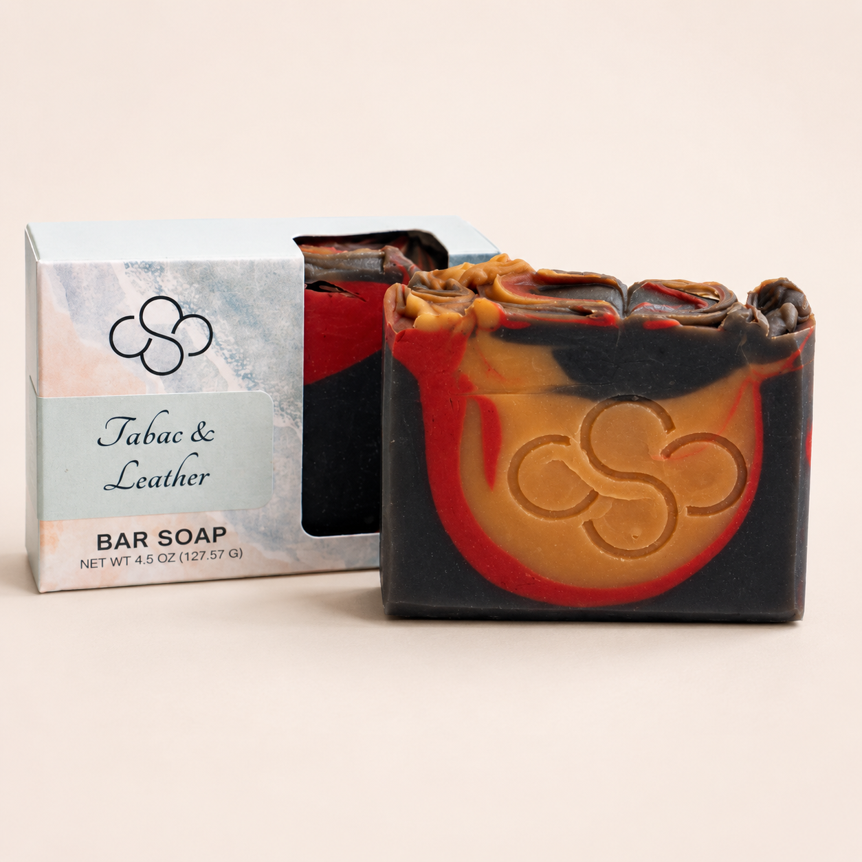 Tabac & Leather Artisan Soap | Masculine Handmade Soap