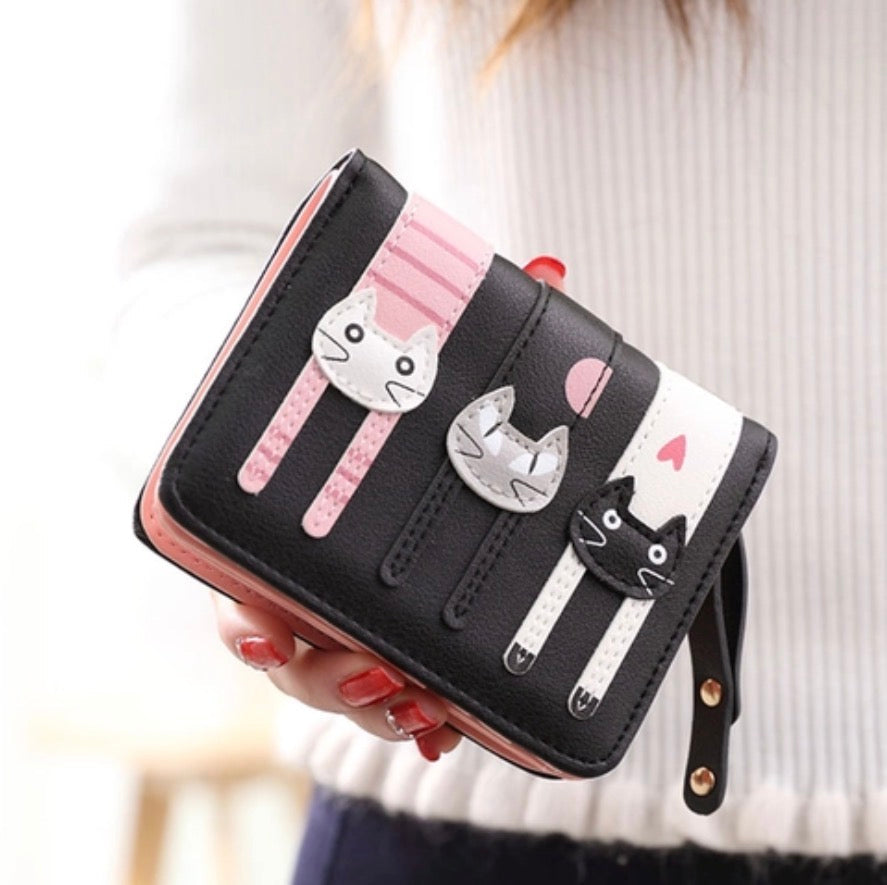 Three Cat Wallet