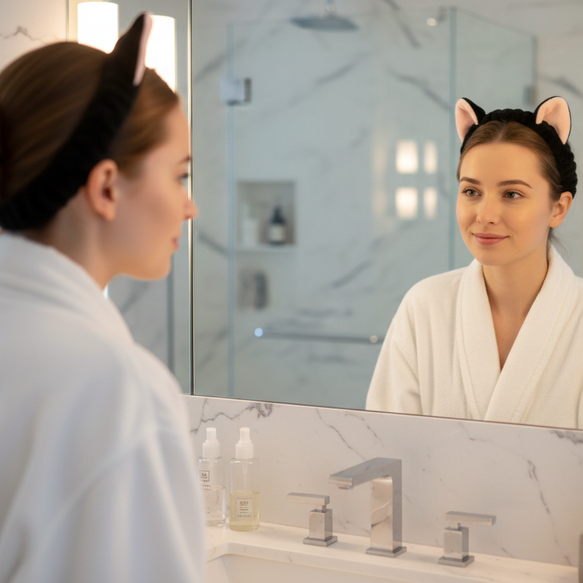 Cat Ear Spa Headband