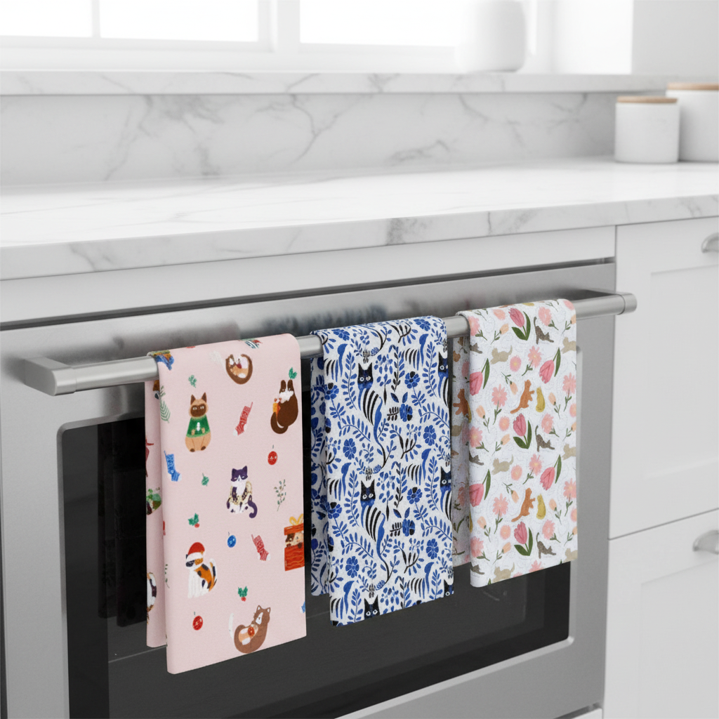 Unique Cat Designs | Tea Towels