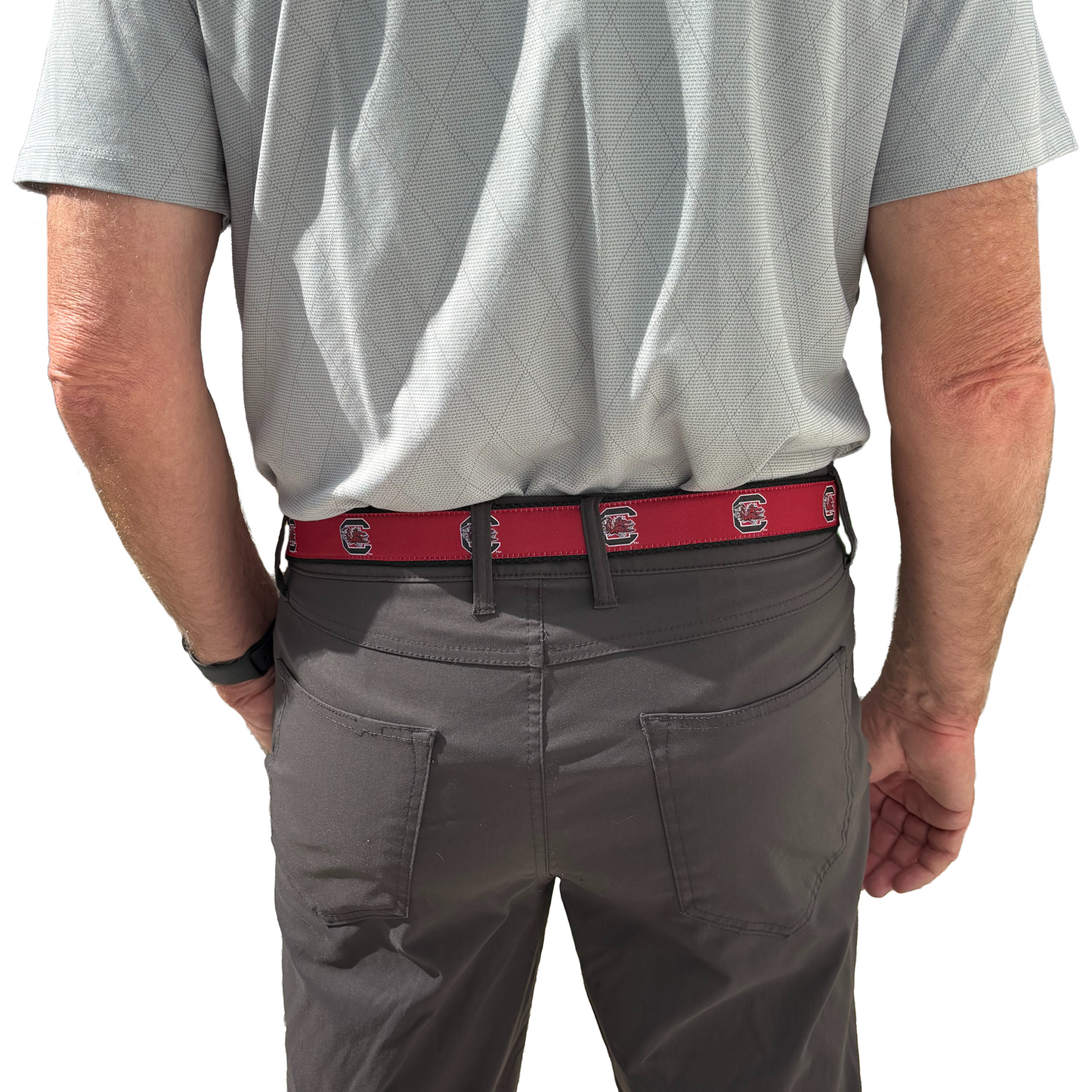 University of South Carolina (USC) Gamecocks All-Occasion Logo Canvas Belt