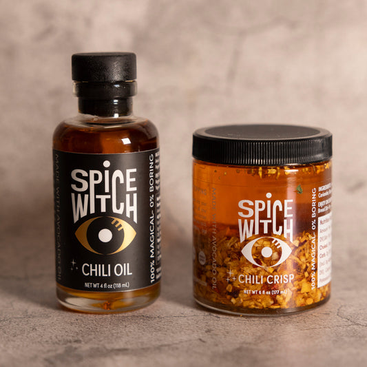 Chili Oil + Chili Crisp- Spicy Cooking oil and Spicy Condiment
