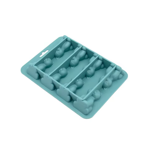 Cat Silicone Ice Cube Tray or Craft Mold | Flat Back 3D
