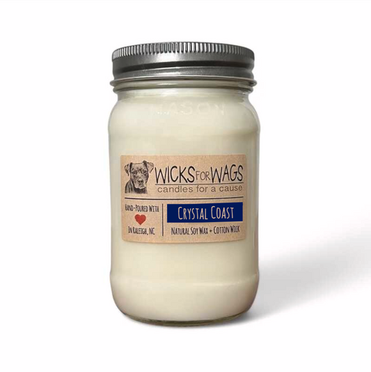 Crystal Coast | Large Mason Jar