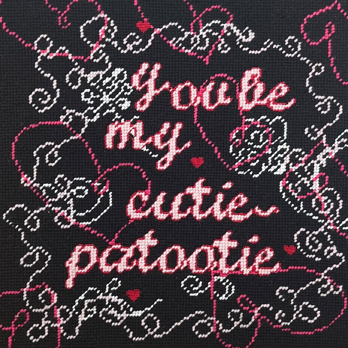 needlepoint CUTIE-PATOOTIE