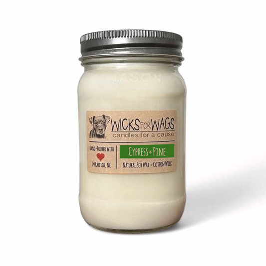 Cypress + Pine | Large Mason Jar