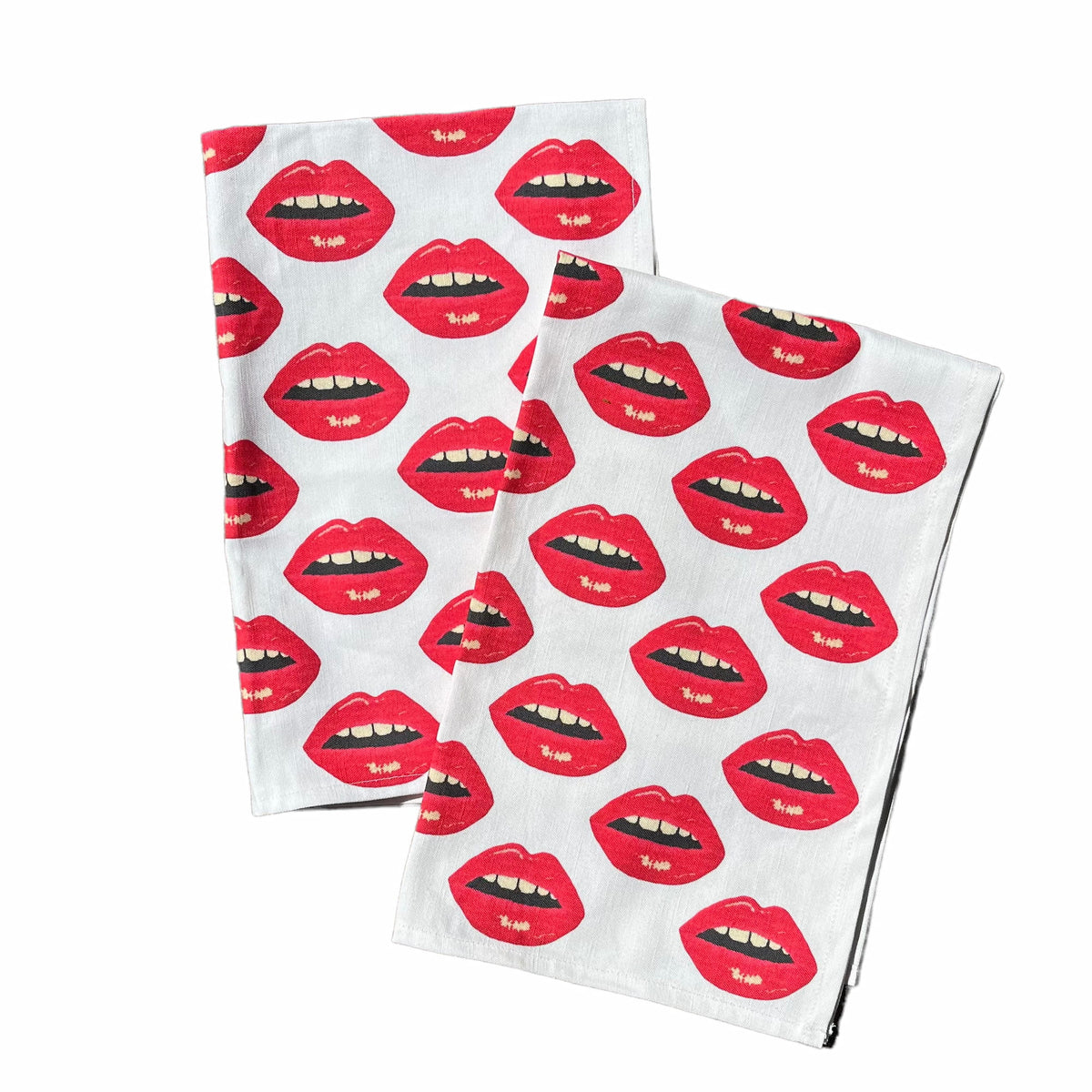 BISOUS BISOUS! tea towel