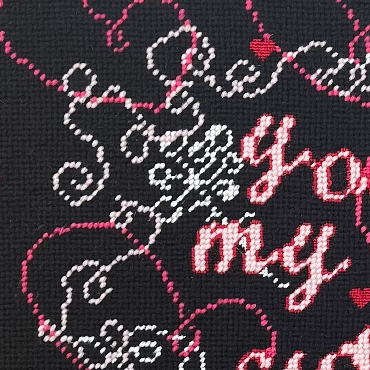 needlepoint CUTIE-PATOOTIE