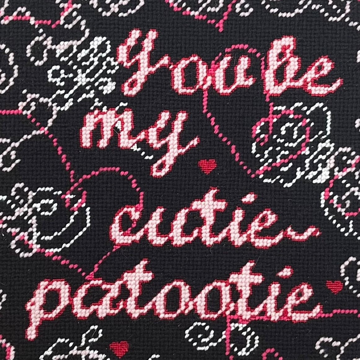 needlepoint CUTIE-PATOOTIE