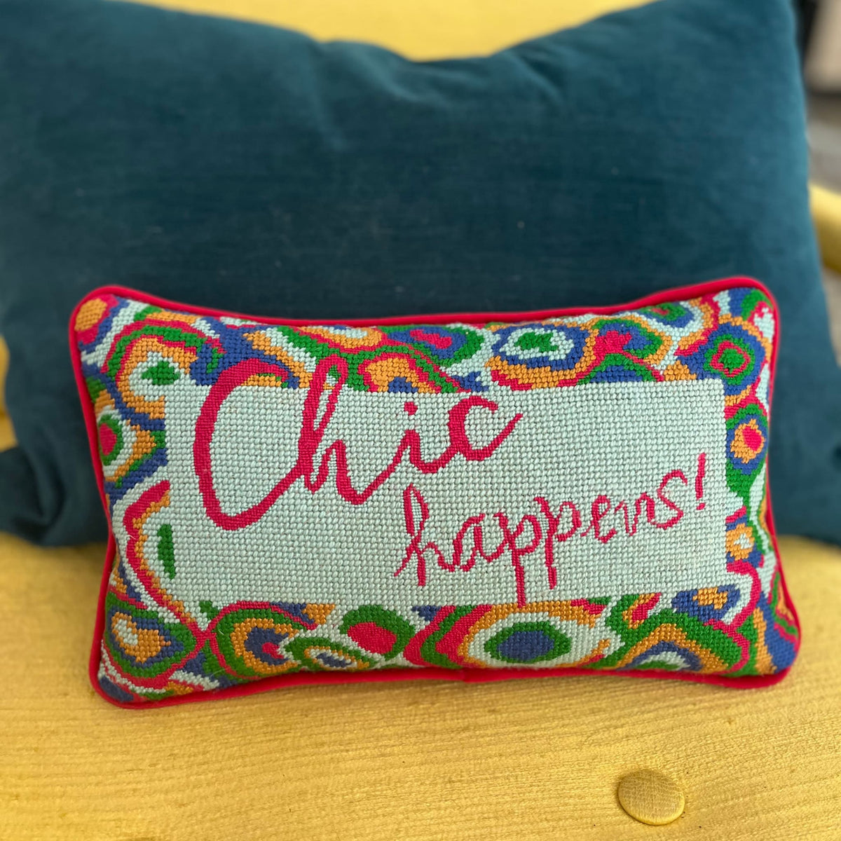 needlepoint CHIC HAPPENS!