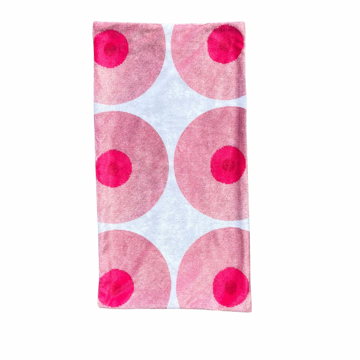 the GIRLS booby baby burp cloth