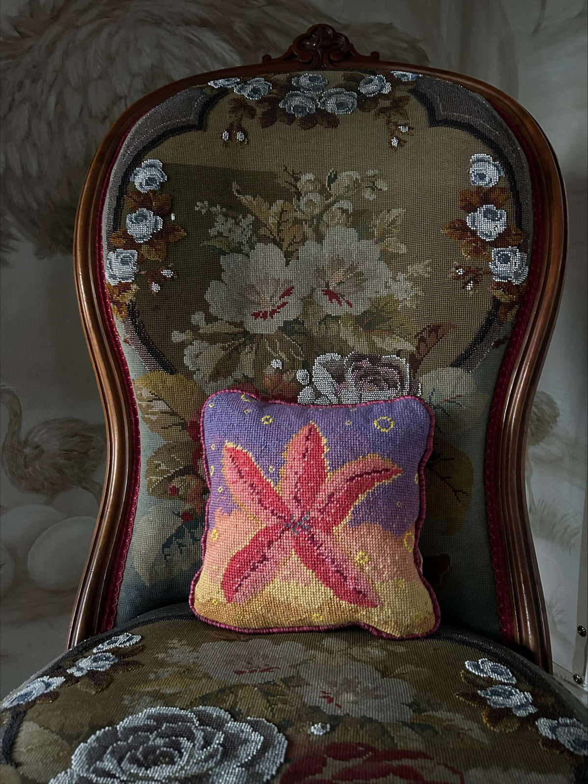 Harry Heissmann x Mommani Threads needlepoint STARRY