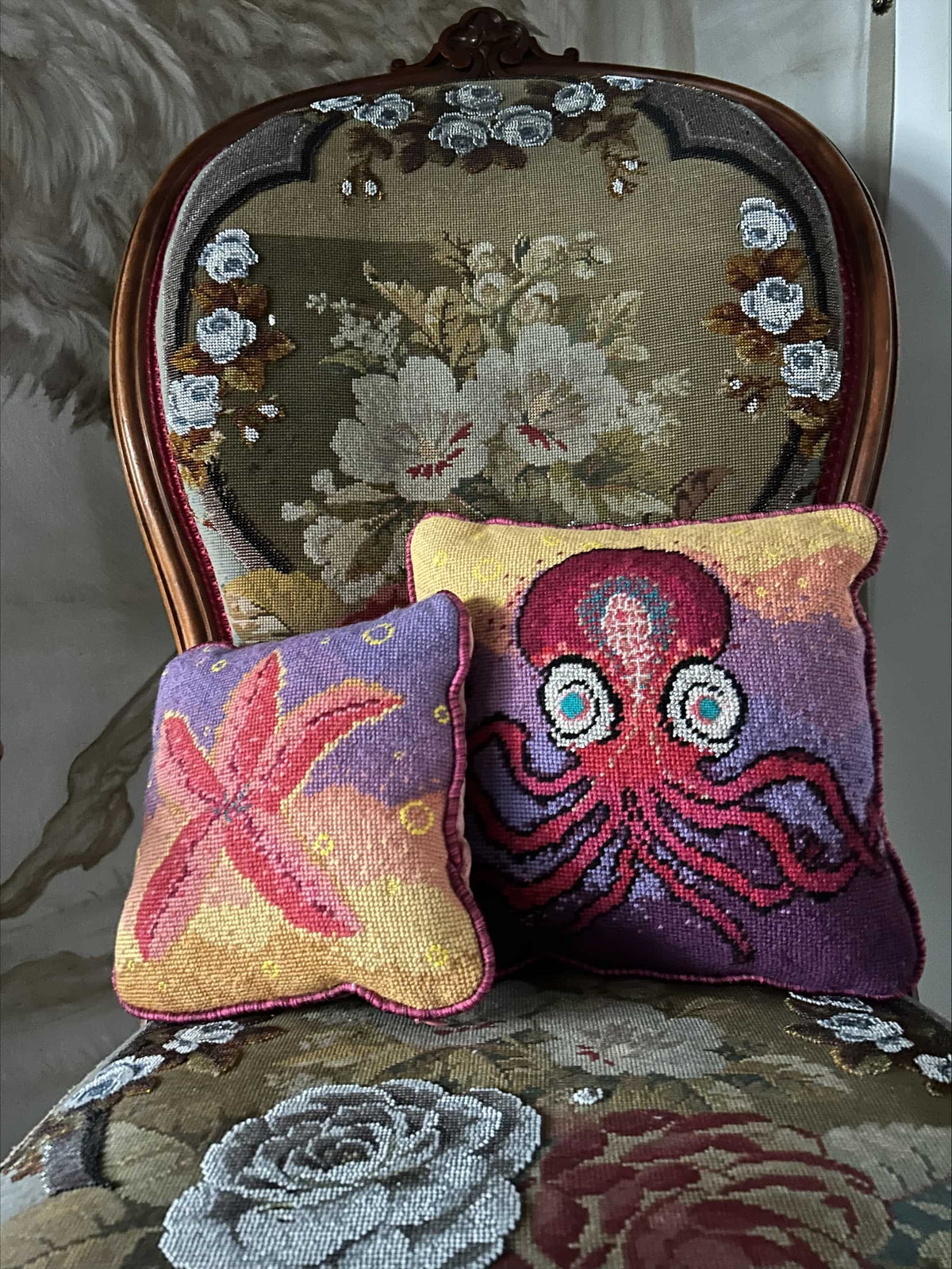 Harry Heissmann x Mommani Threads needlepoint OCTI