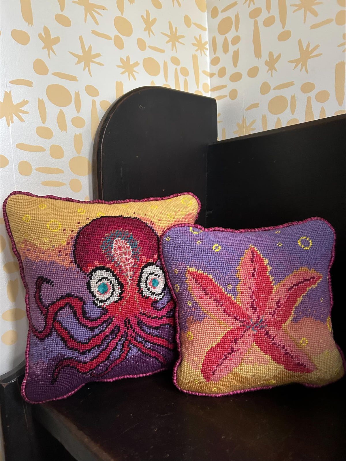 Harry Heissmann x Mommani Threads needlepoint STARRY