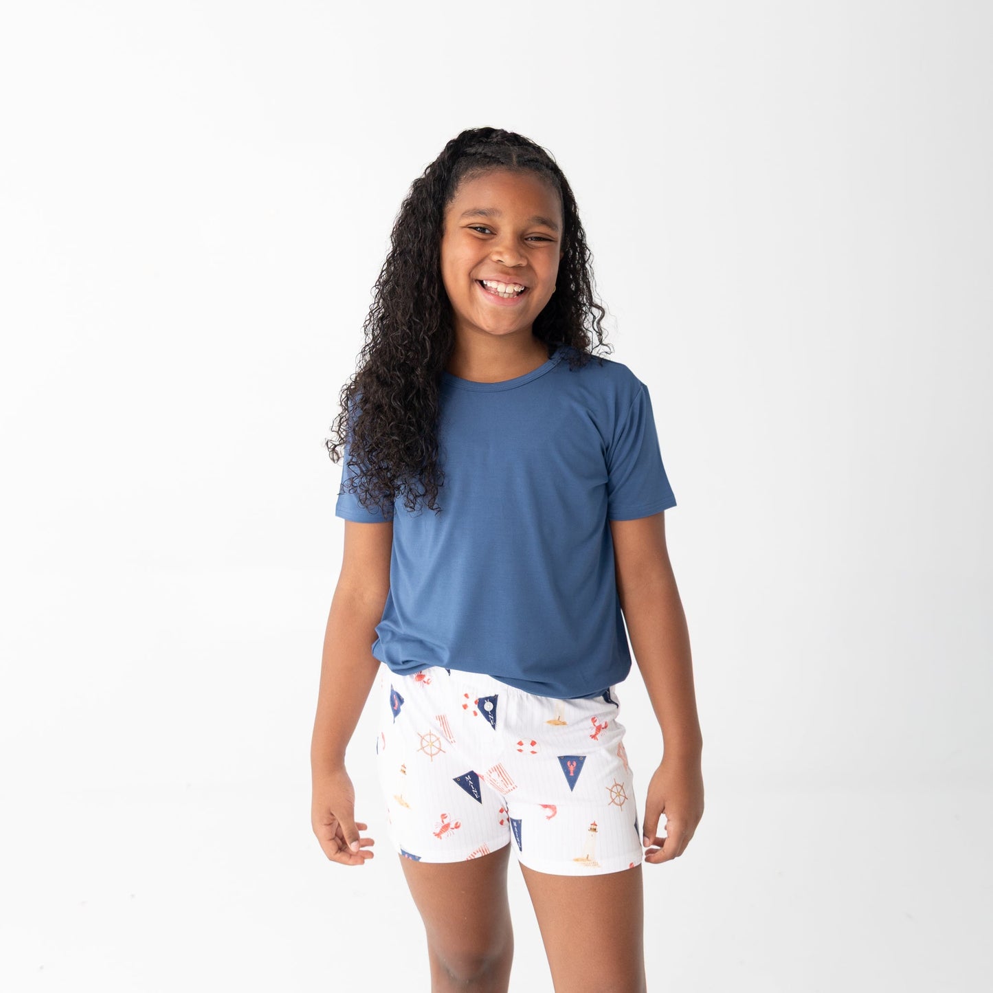 Nautical Youth Girls Shorts Set