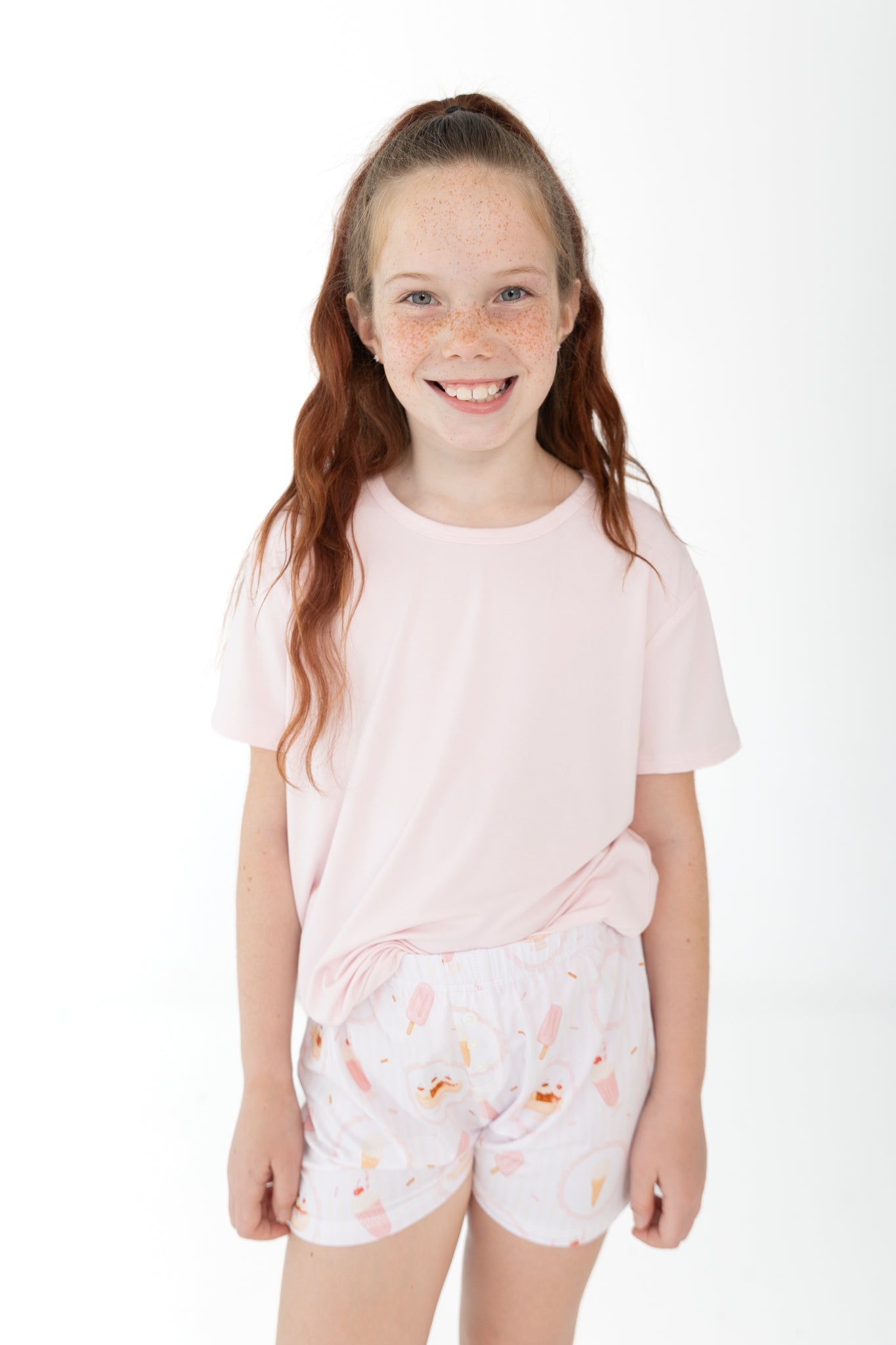 Ice Cream Social Youth Girls Shorts Set
