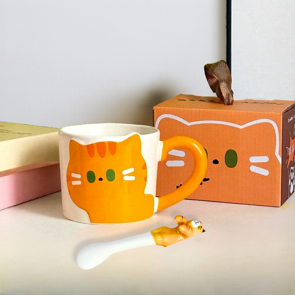 Cat Ceramic Spoon