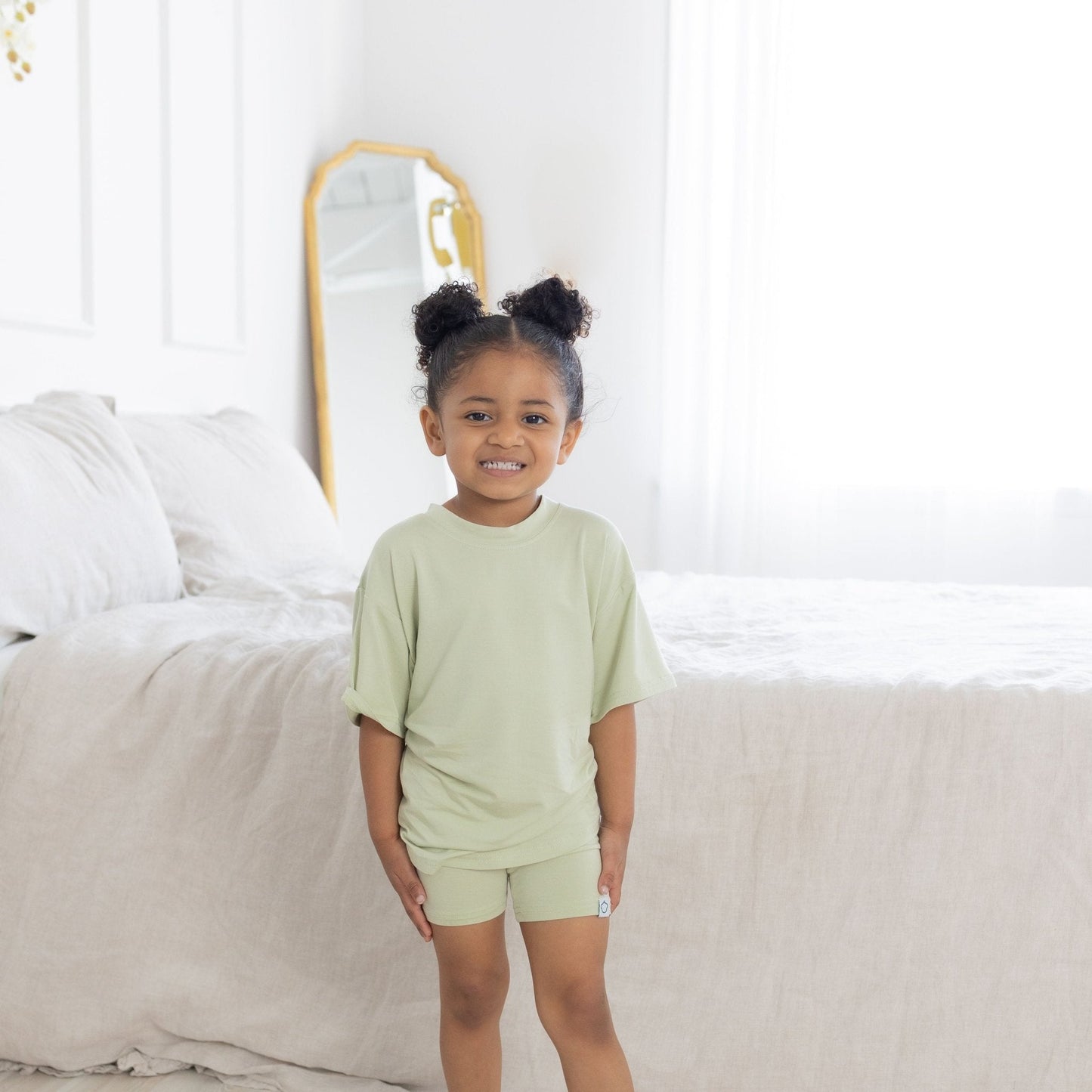 Pistachio Toddler Oversized Short Sleeve T-shirt