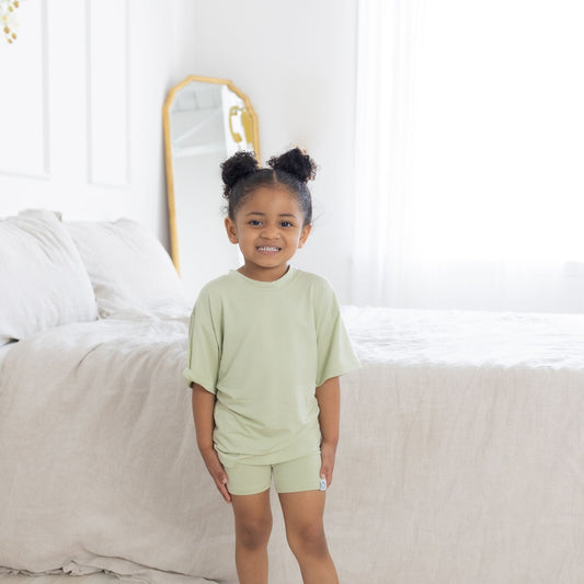Pistachio Toddler Oversized Short Sleeve T-shirt