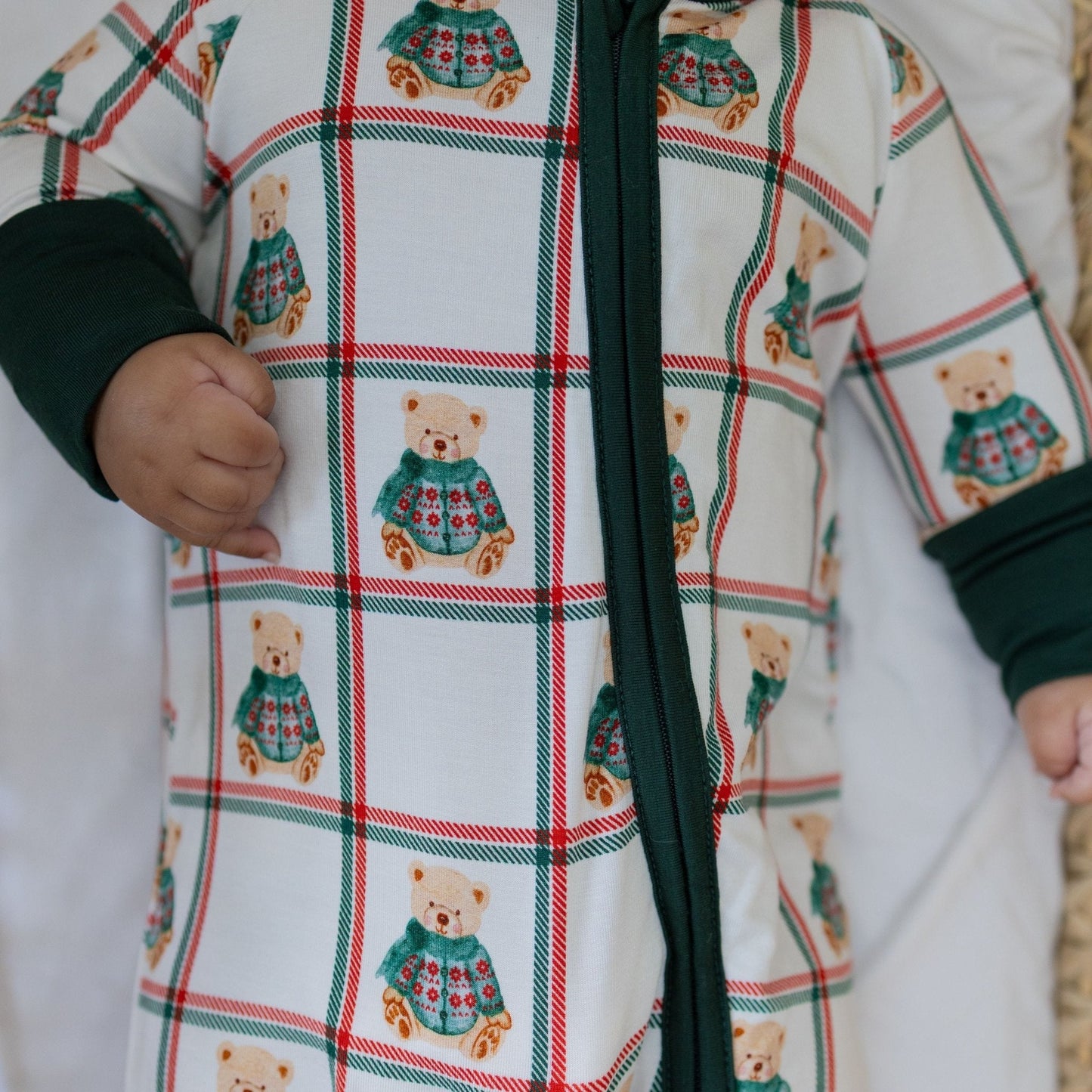 Vintage Teddy Baby PJs