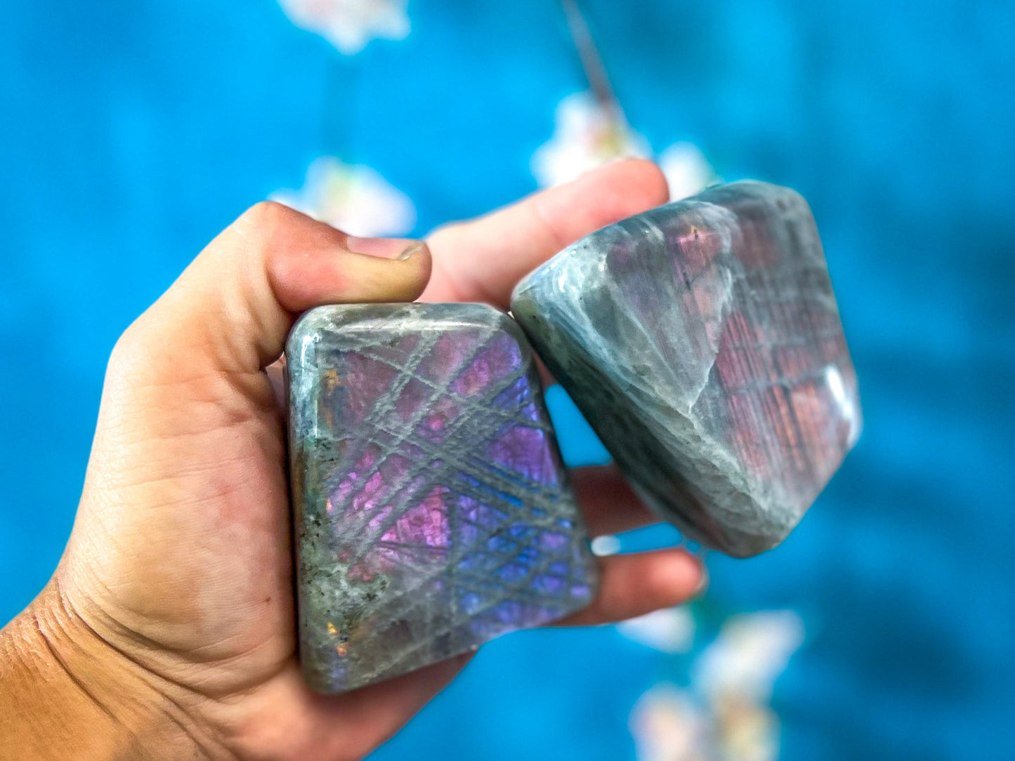 Purple Labradorite Crystal Freeform, Rainbow Labradorite, White Labradorite, Grey Labradorite