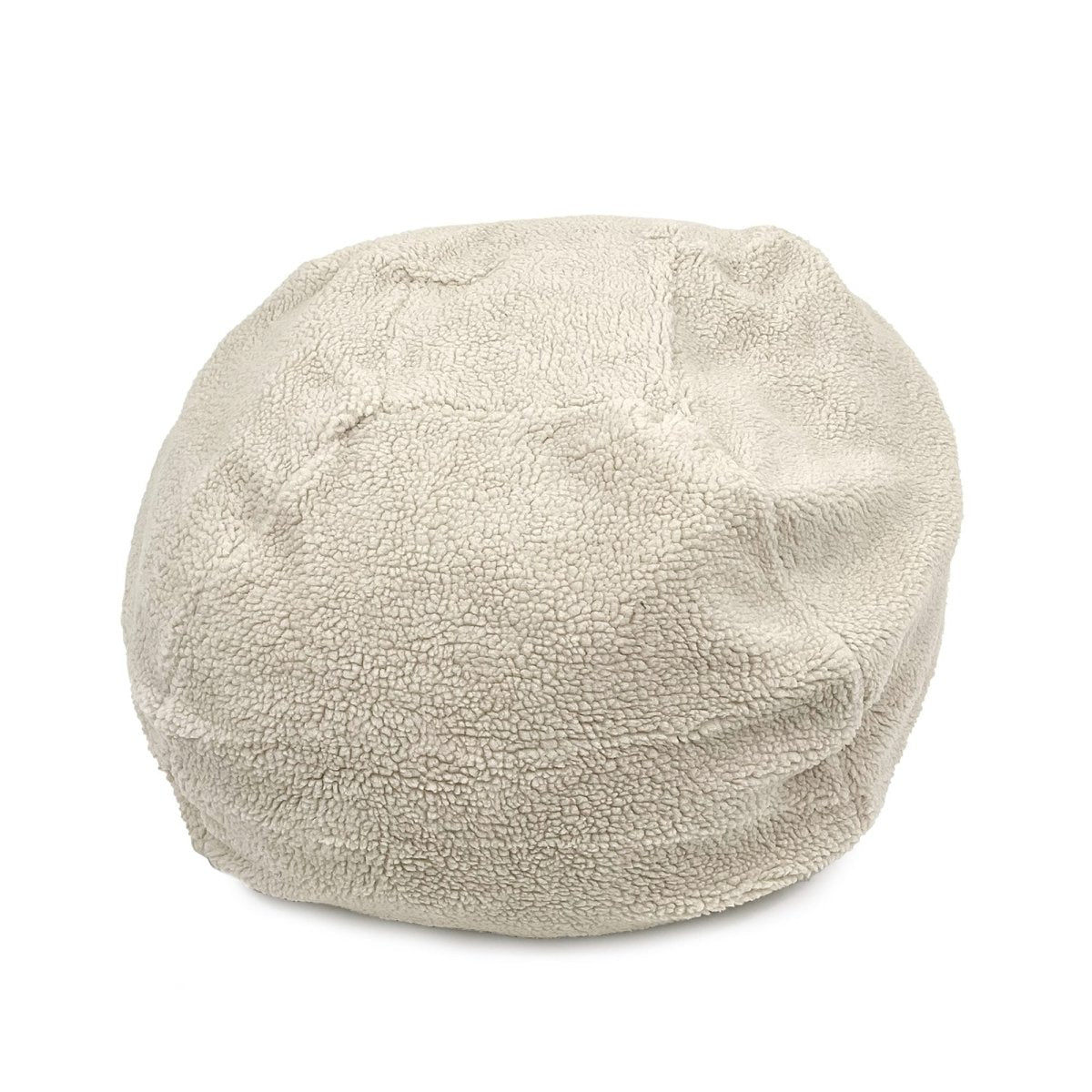 Sherpa Puff Ball Bean Bag Pet Bed