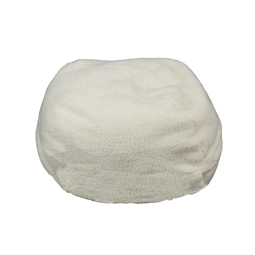 Sherpa Puff Ball Bean Bag Pet Bed