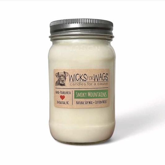 Smoky Mountains | Large Mason Jar